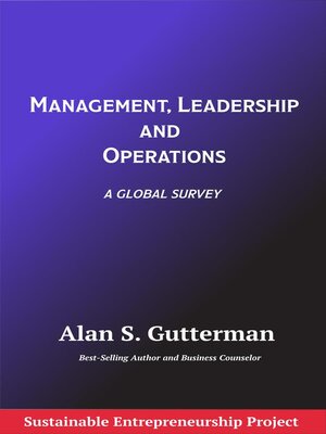 cover image of Management, Leadership and Operations